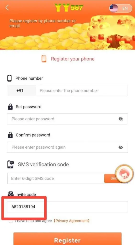 registration process yy 567